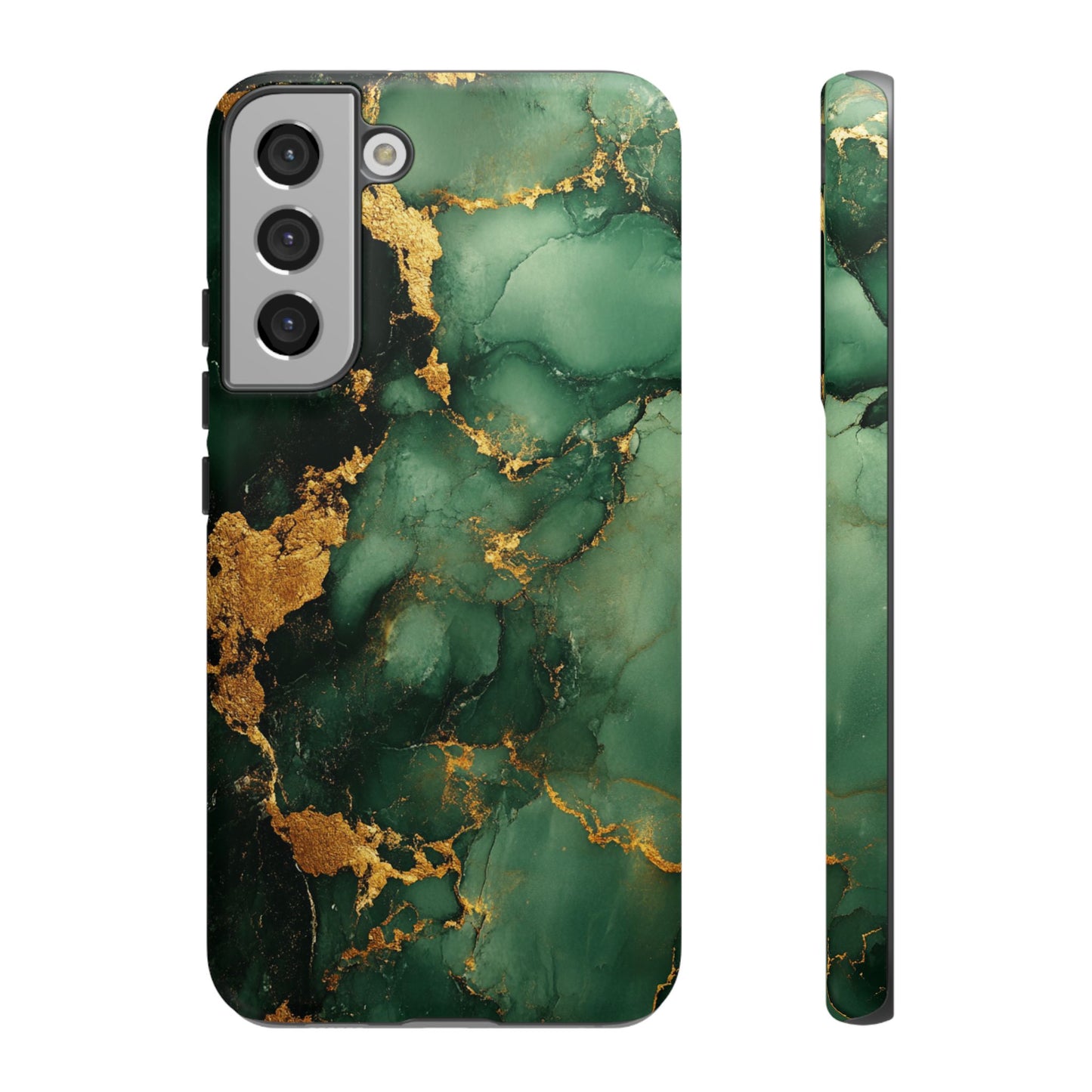 Green and Gold Marble