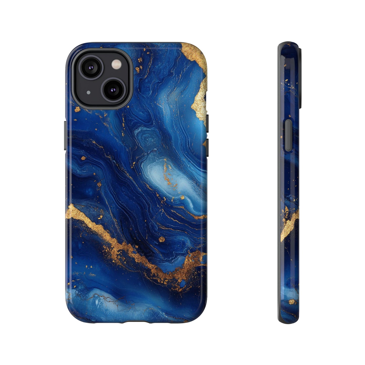 Blue and Gold Marble