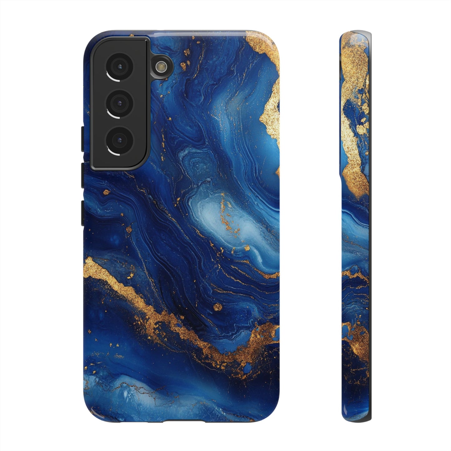 Blue and Gold Marble