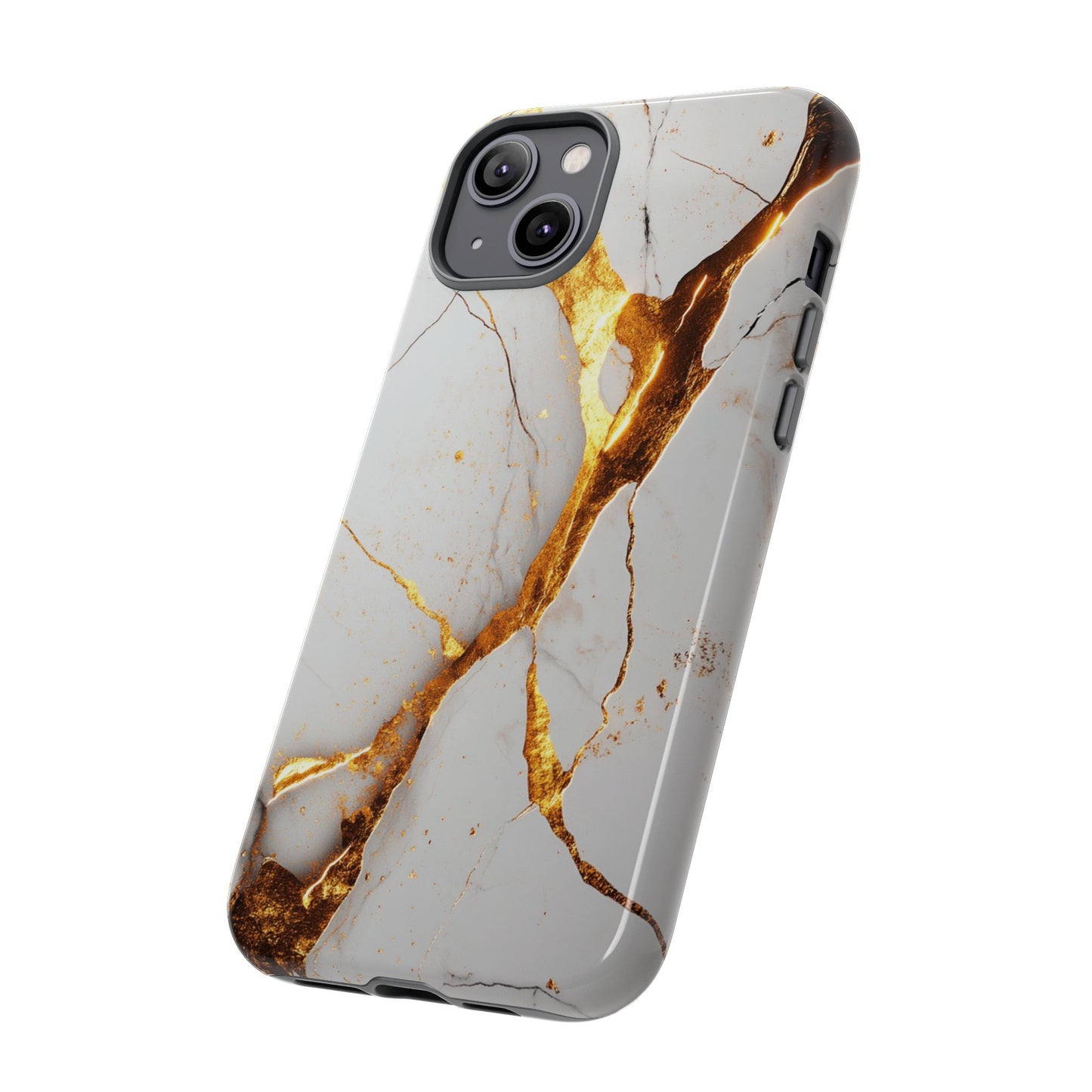 White and Gold Marble