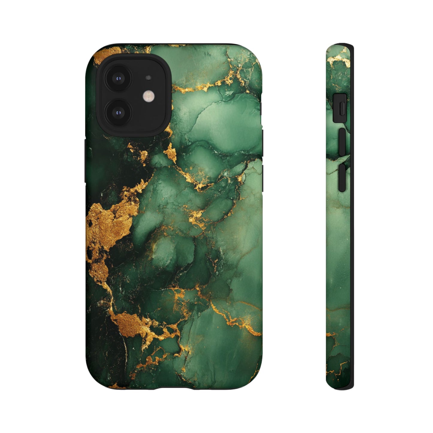 Green and Gold Marble