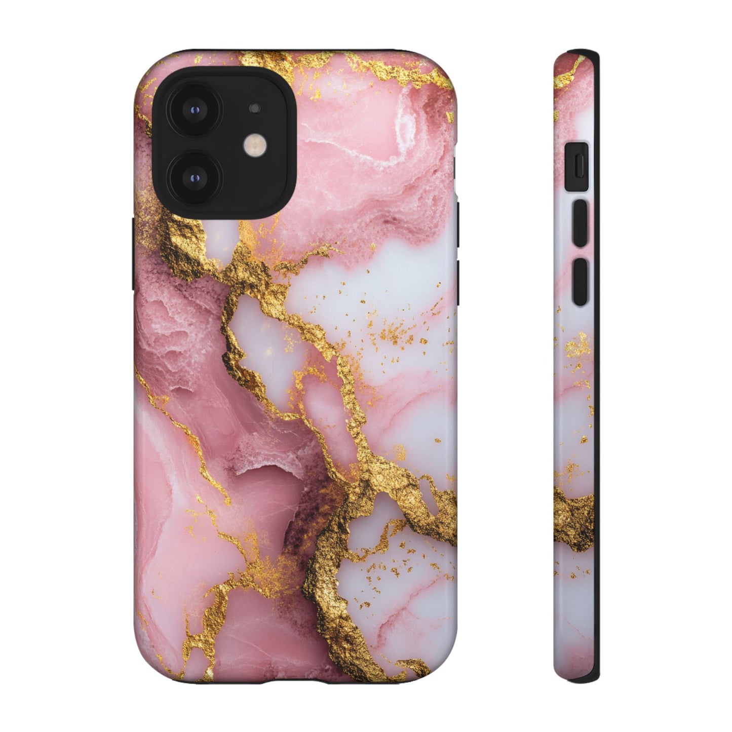 Pink and Gold Marble