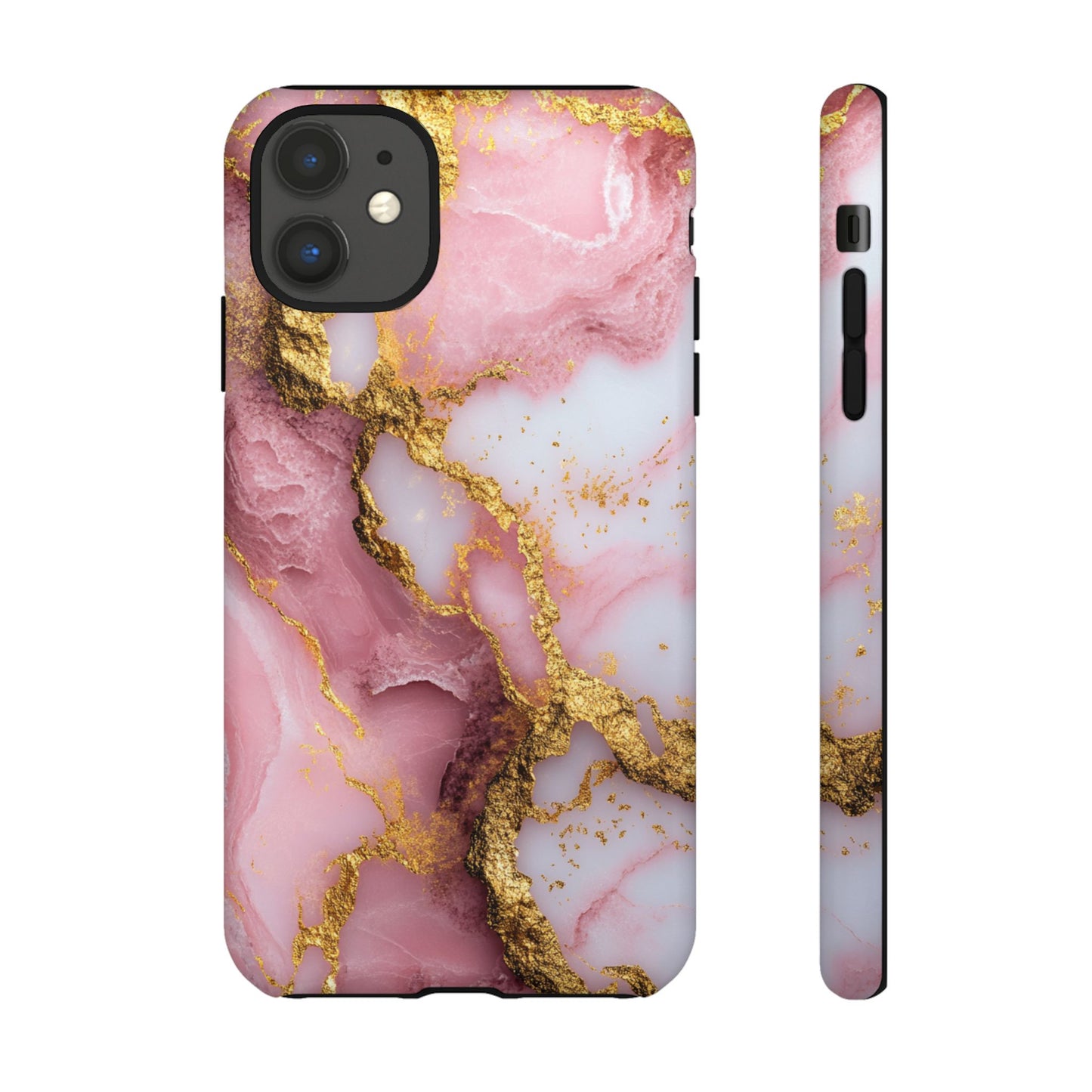 Pink and Gold Marble