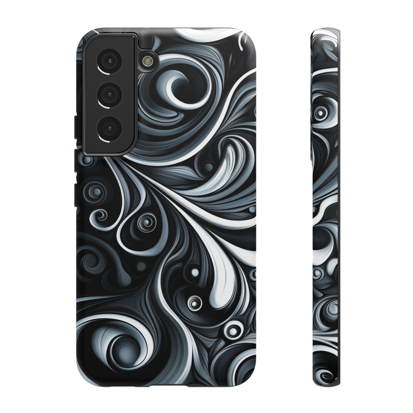 Black and White Swirls