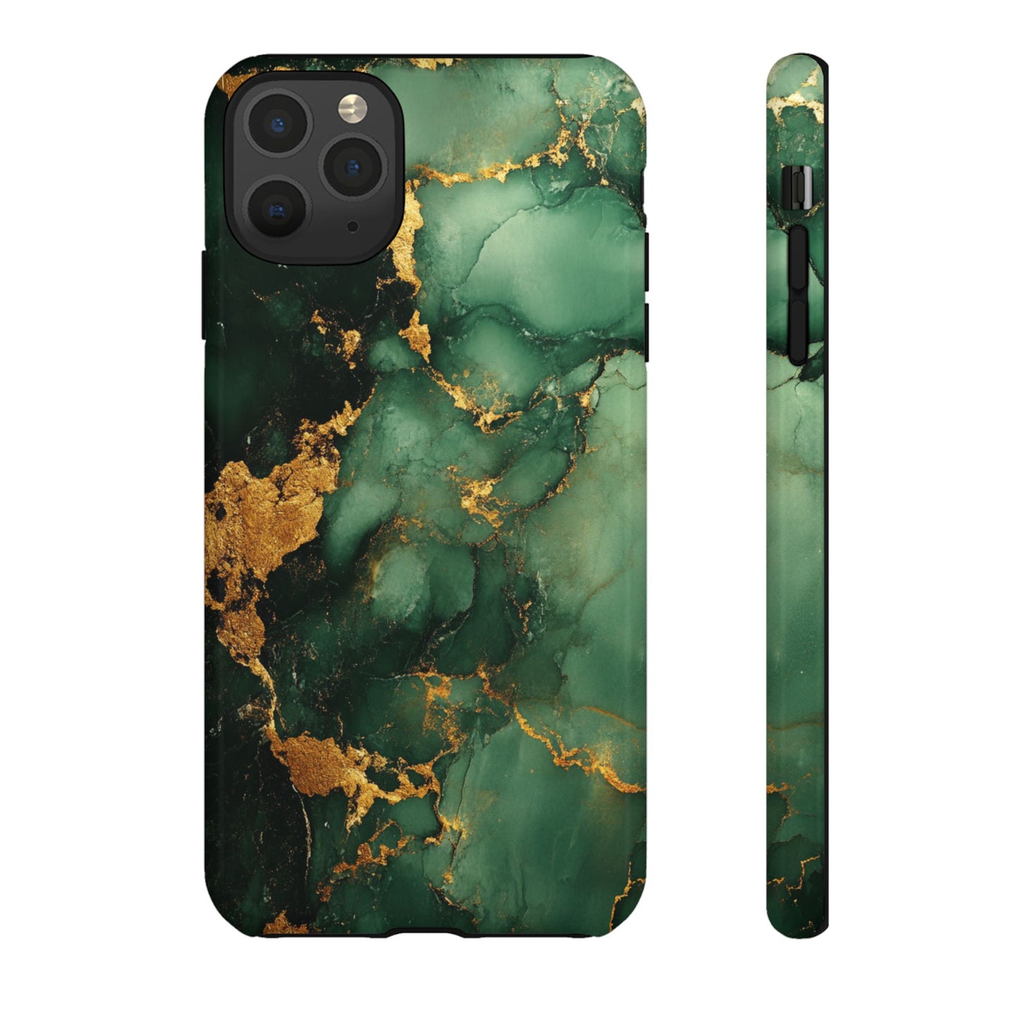 Green and Gold Marble