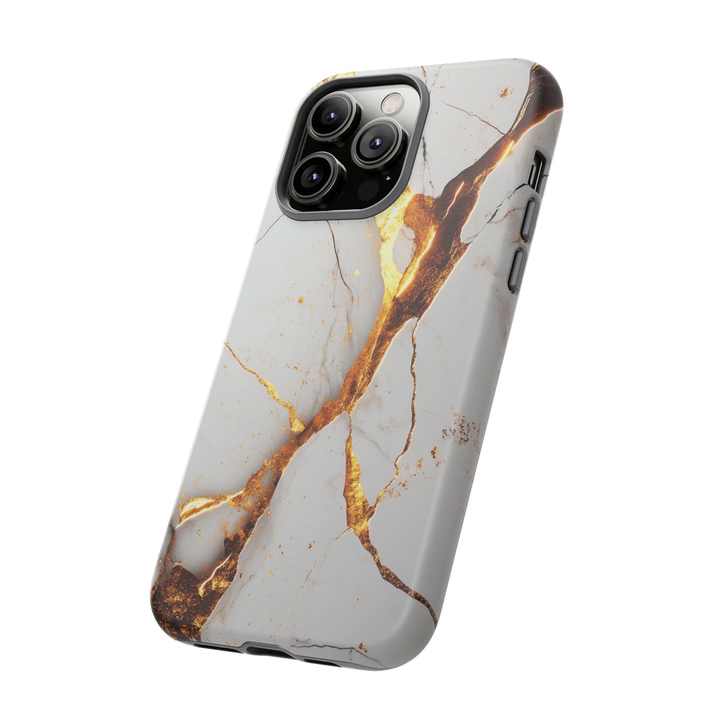 White and Gold Marble