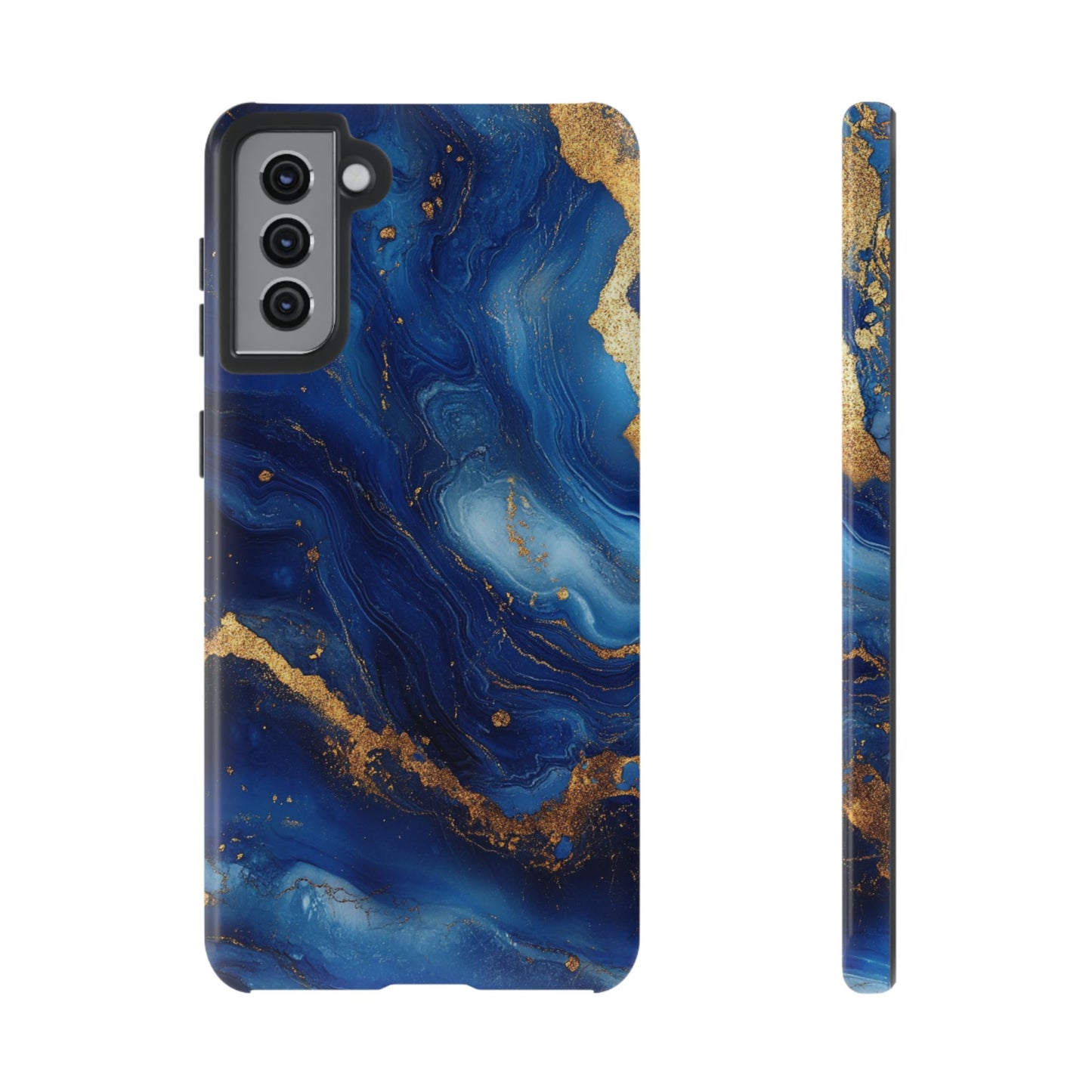 Blue and Gold Marble