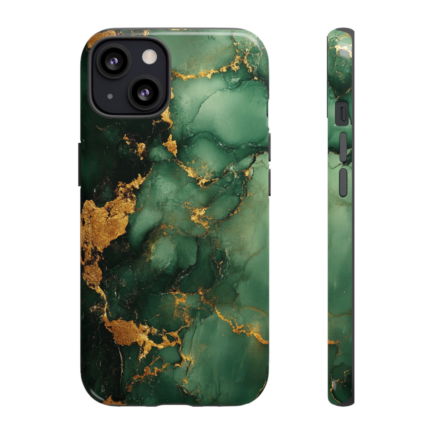 Green and Gold Marble