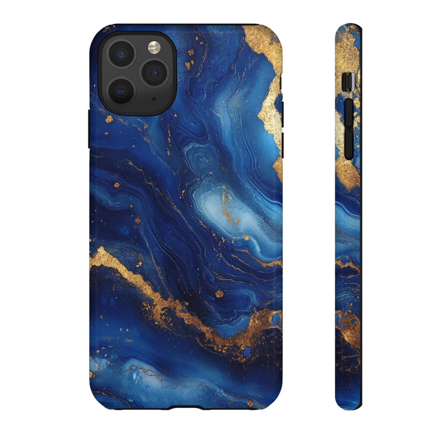 Blue and Gold Marble