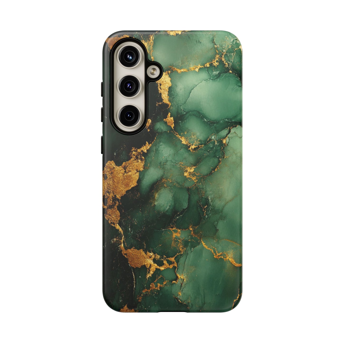 Green and Gold Marble