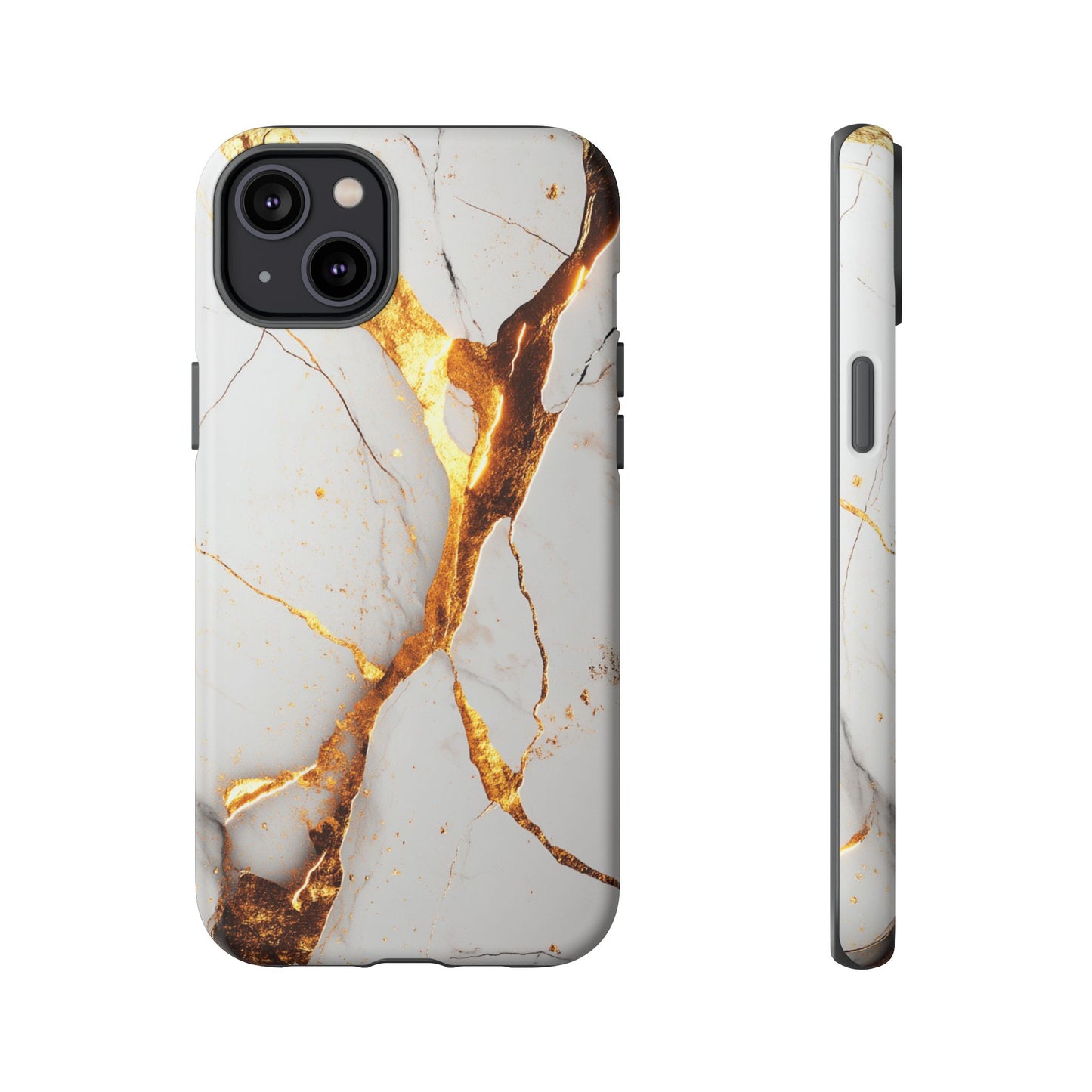 White and Gold Marble