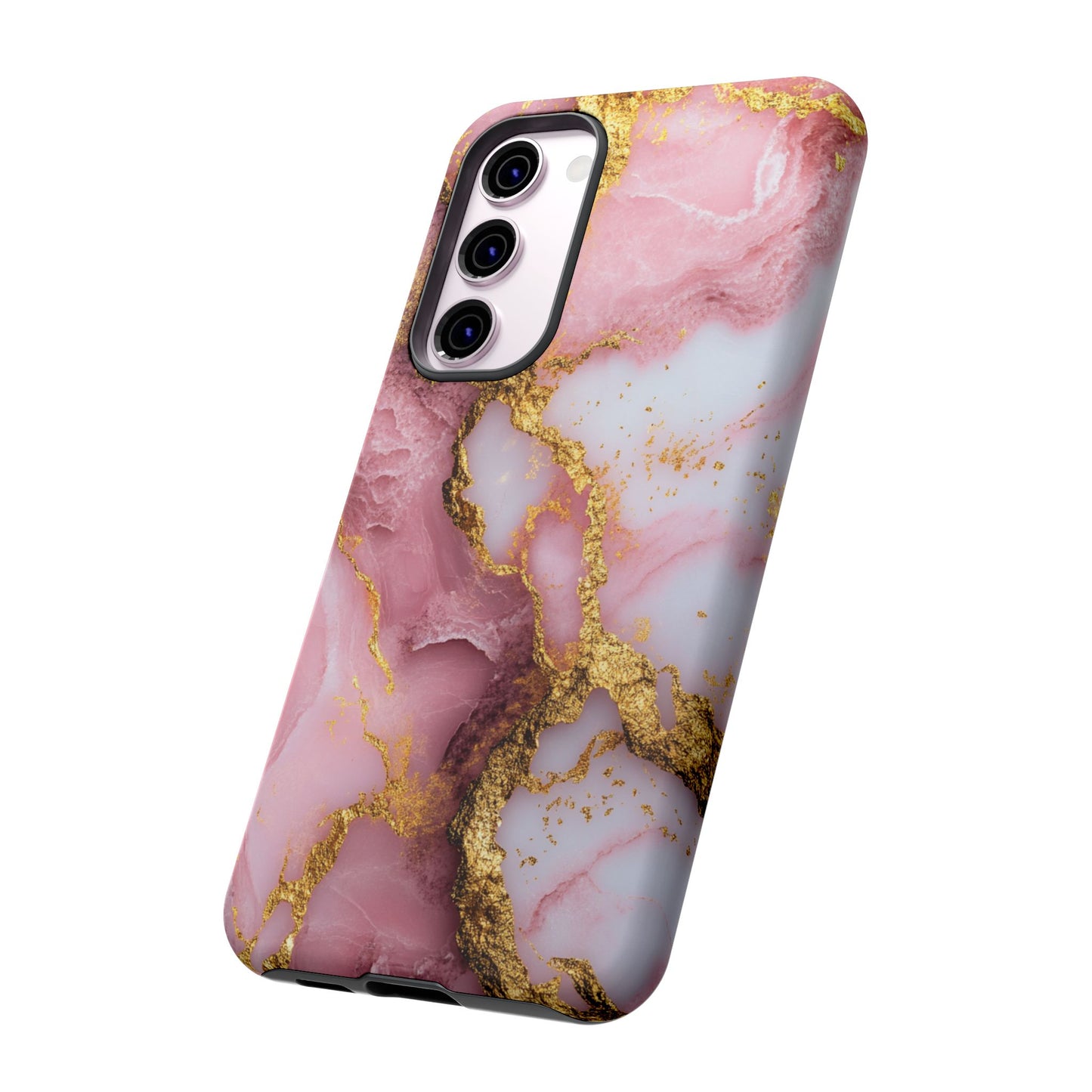 Pink and Gold Marble