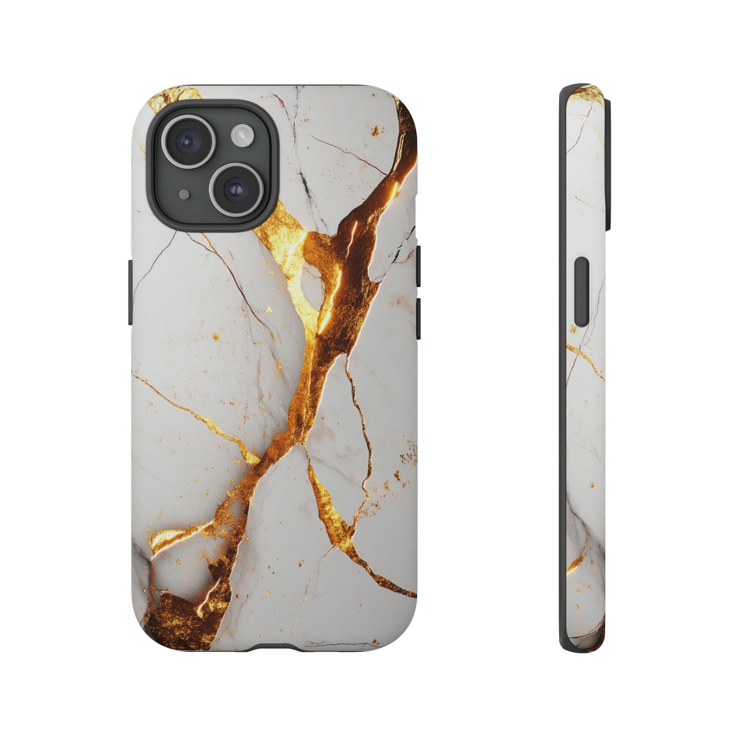 White and Gold Marble