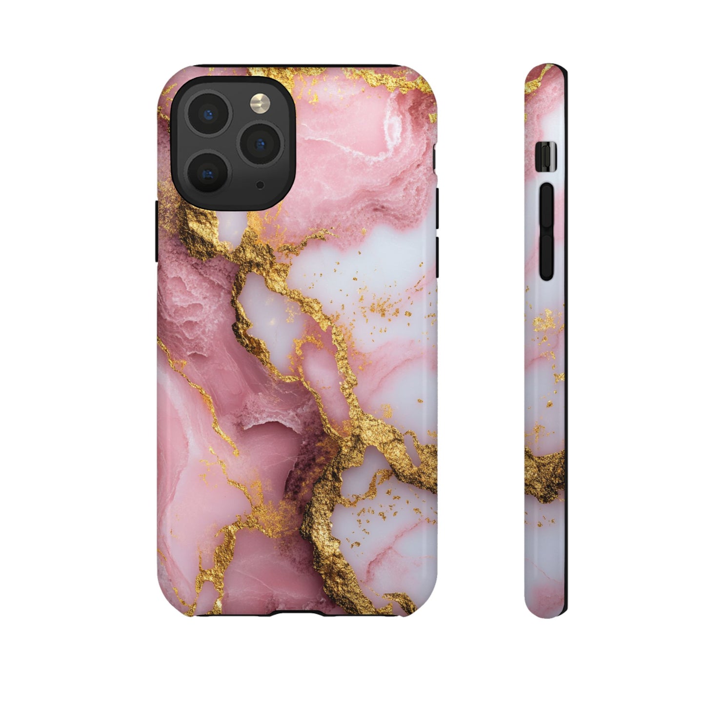 Pink and Gold Marble