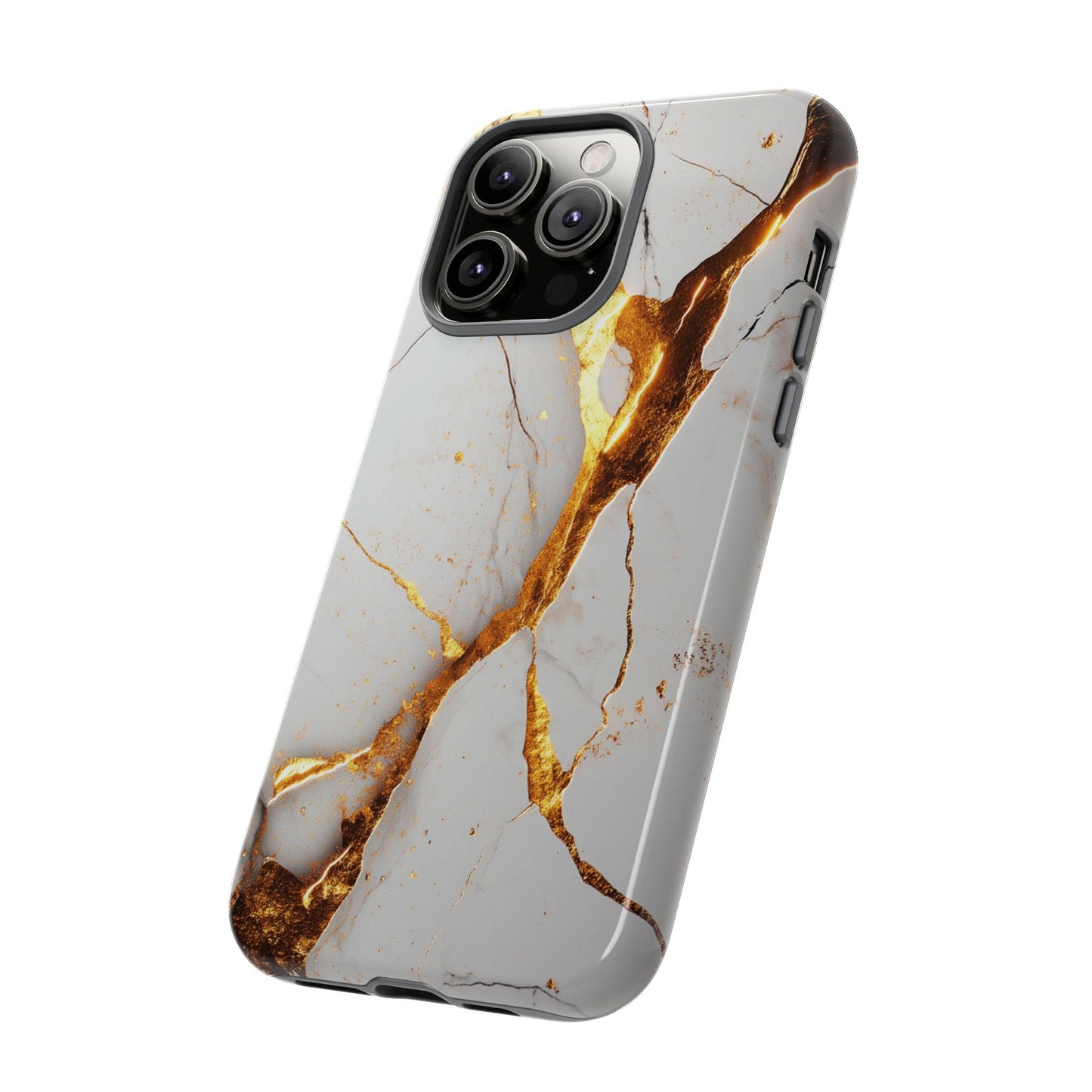 White and Gold Marble