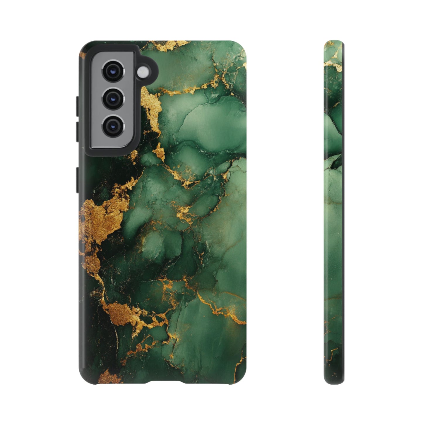 Green and Gold Marble