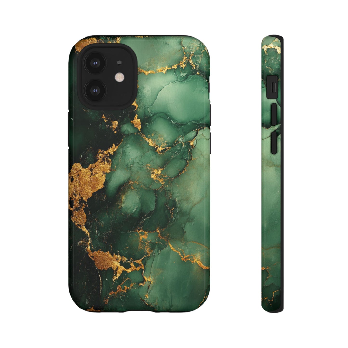 Green and Gold Marble