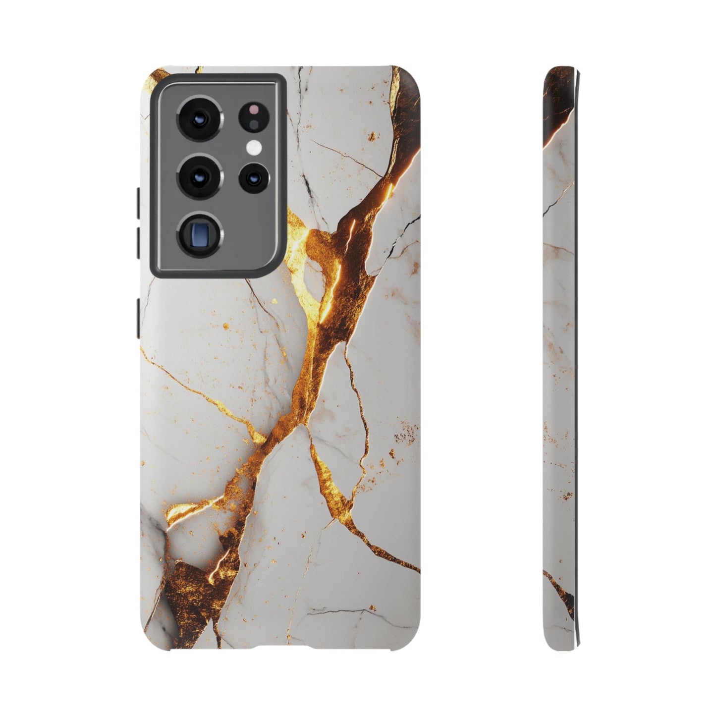 White and Gold Marble