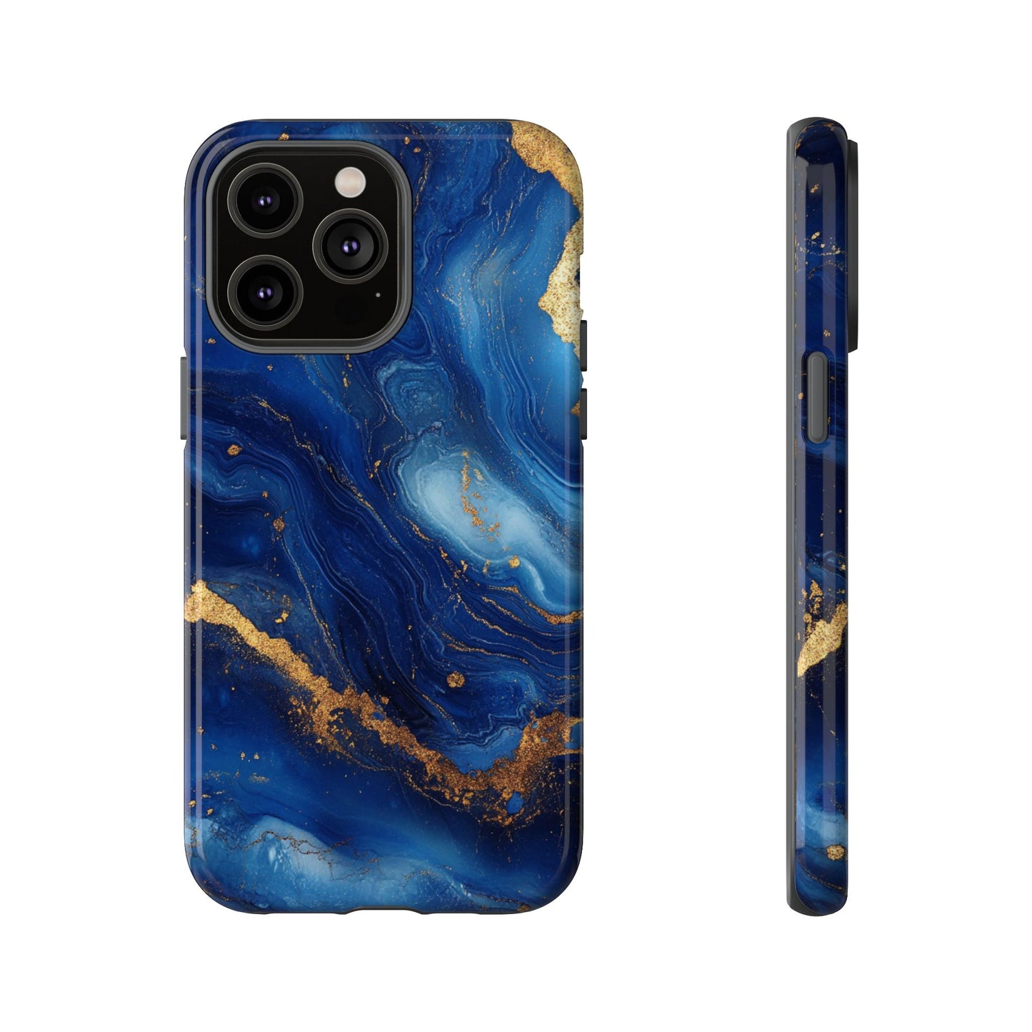 Blue and Gold Marble