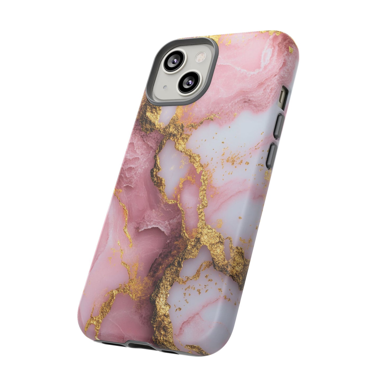 Pink and Gold Marble