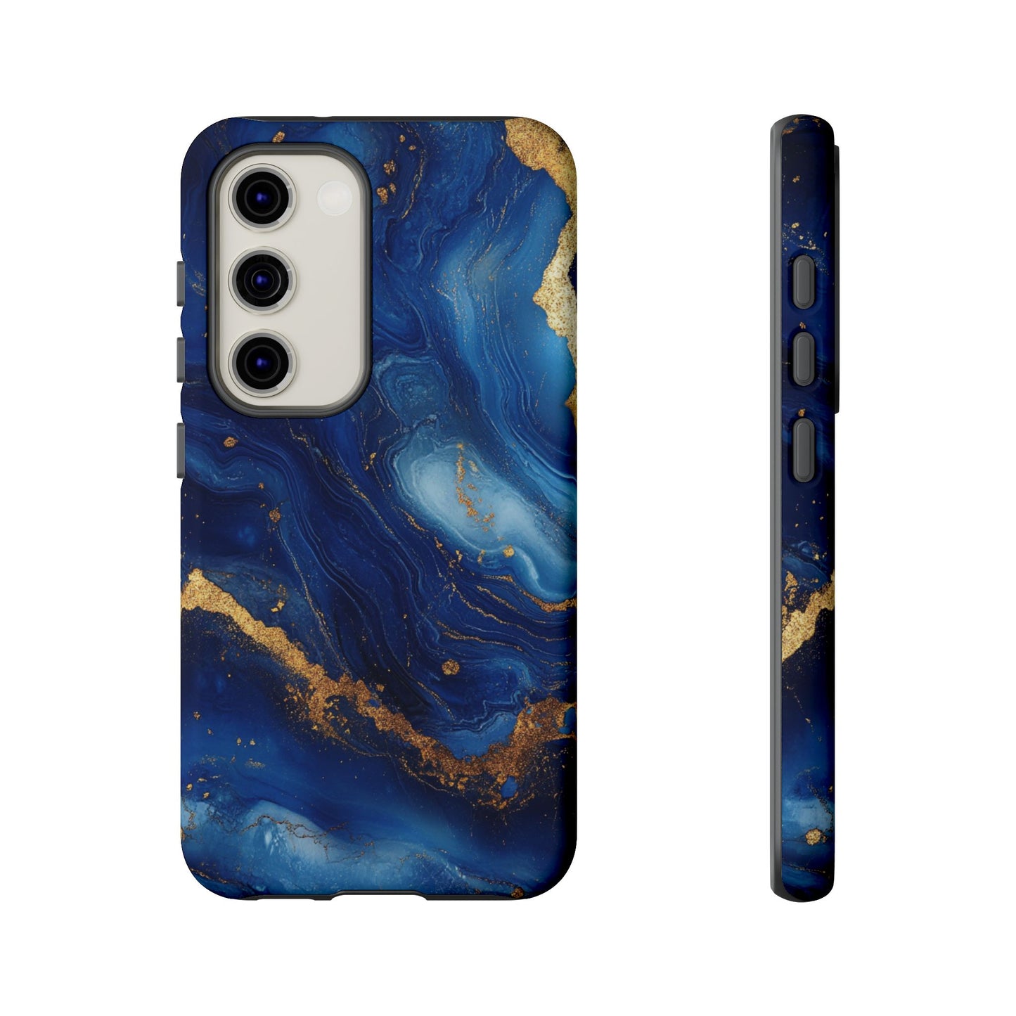 Blue and Gold Marble