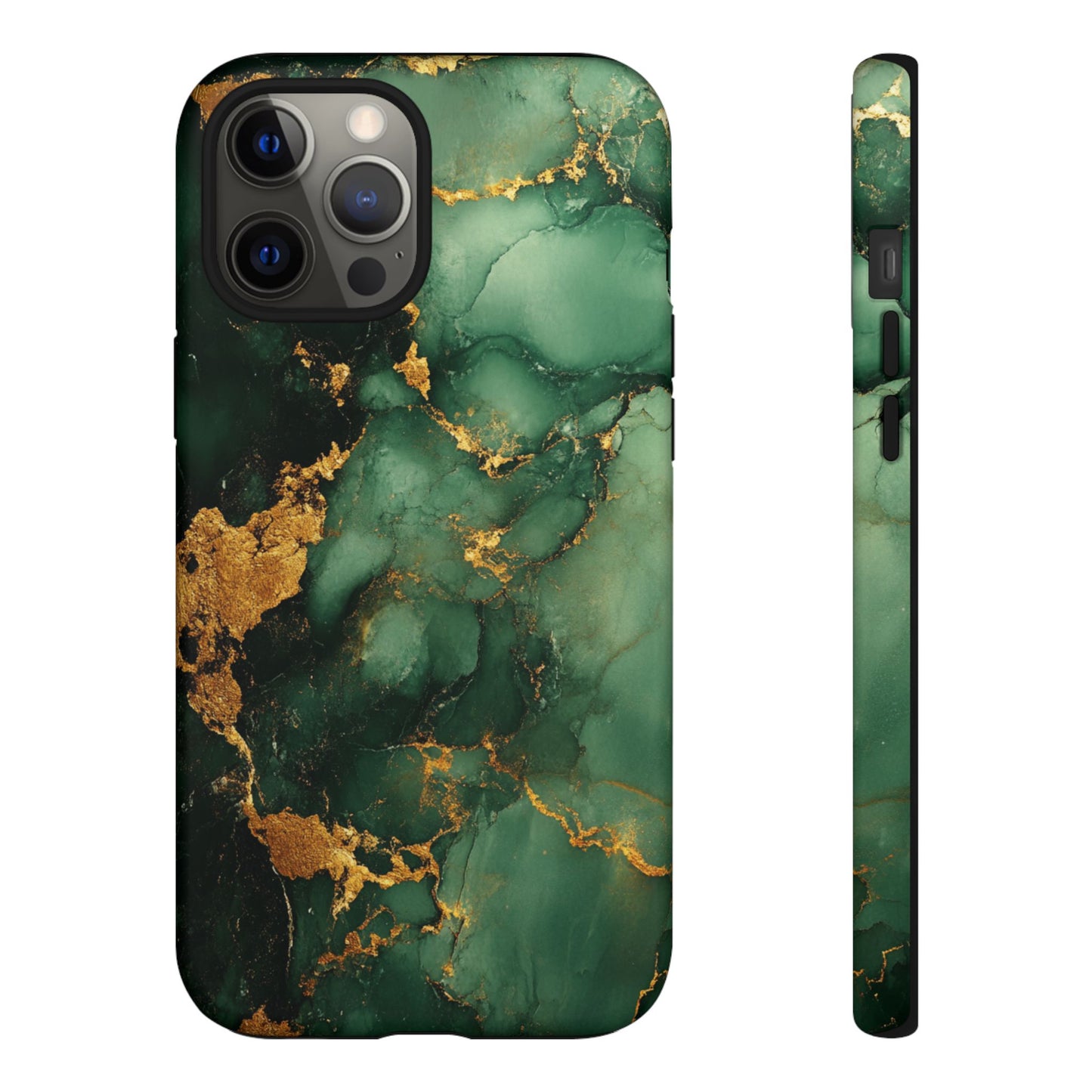 Green and Gold Marble