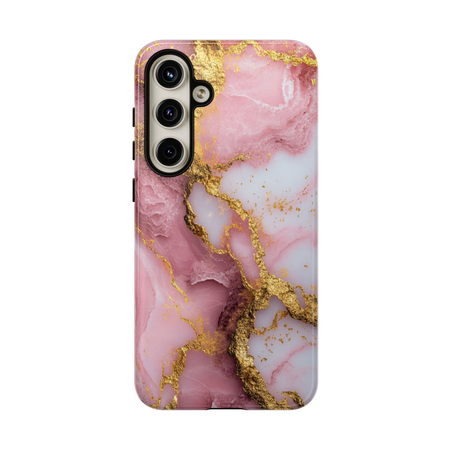 Pink and Gold Marble