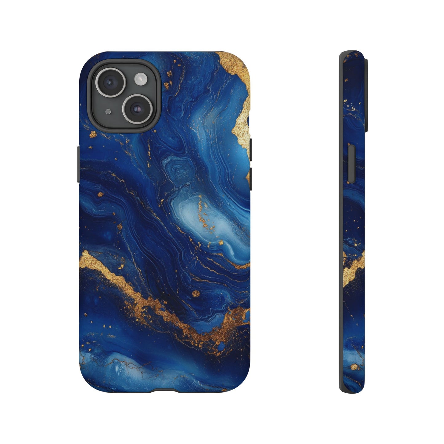 Blue and Gold Marble