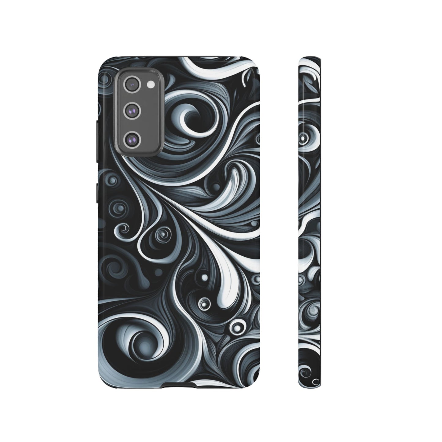 Black and White Swirls