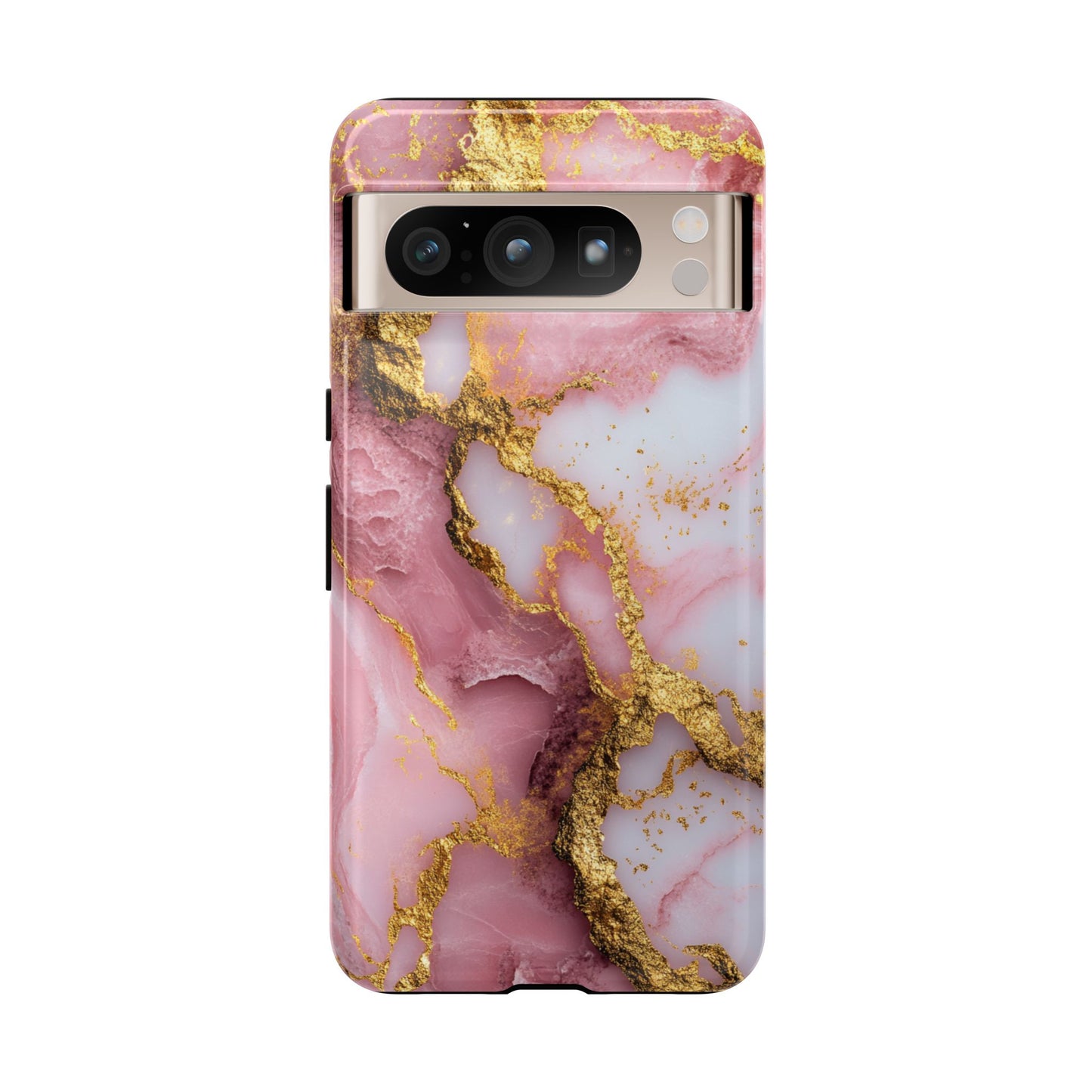 Pink and Gold Marble