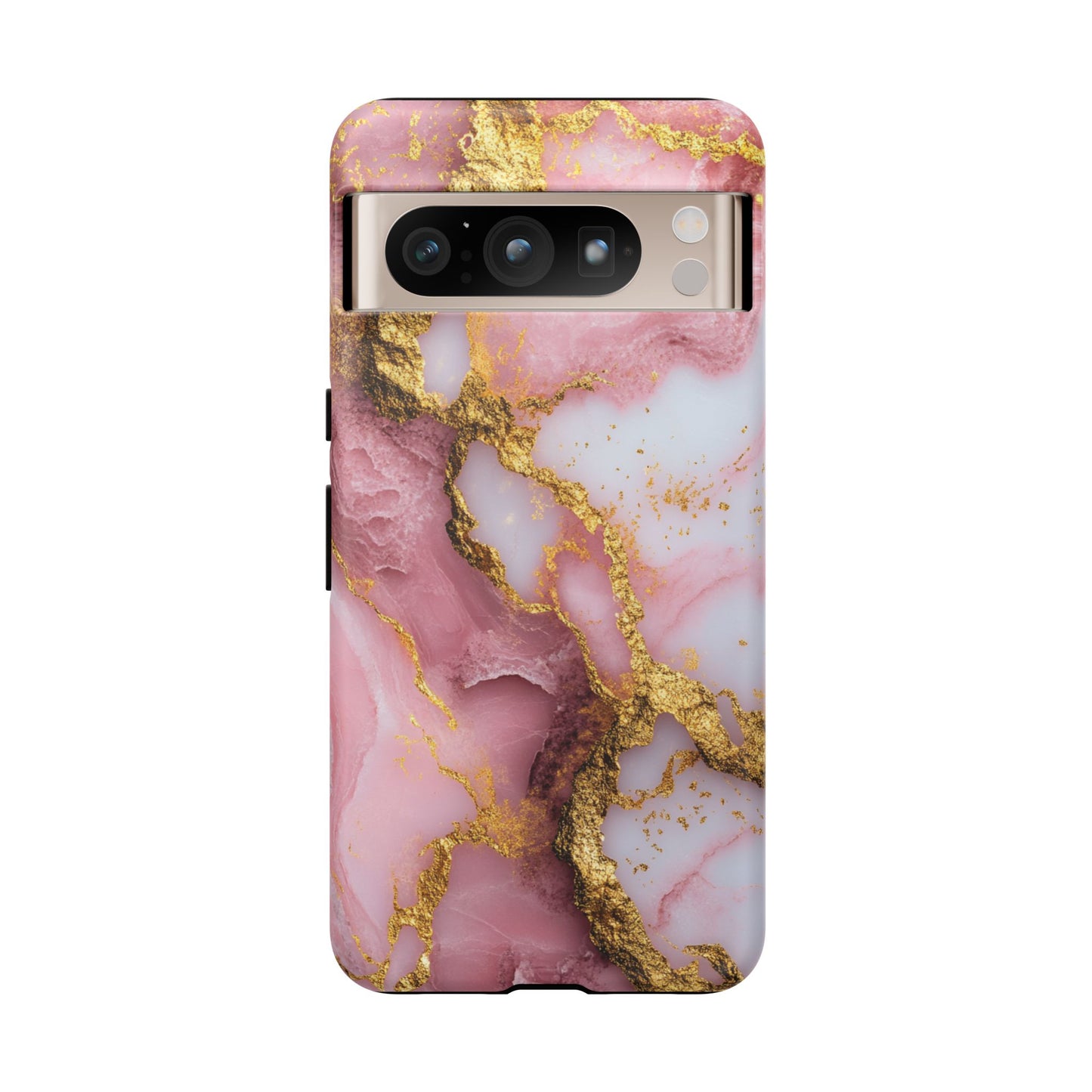 Pink and Gold Marble