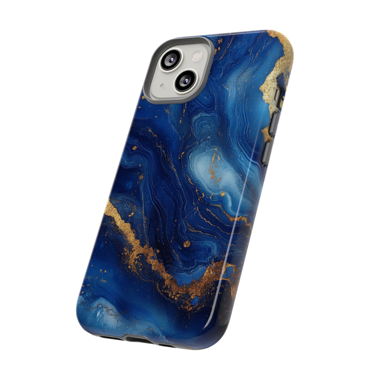 Blue and Gold Marble