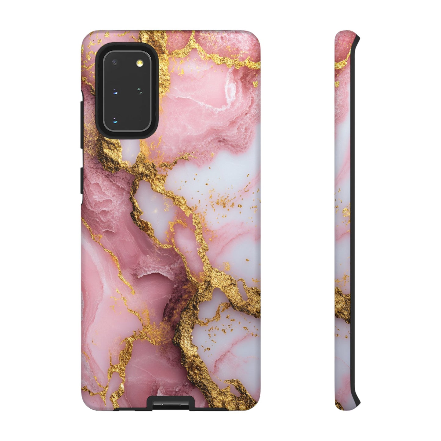 Pink and Gold Marble