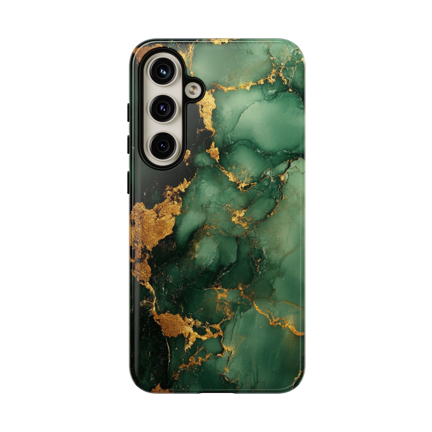 Green and Gold Marble