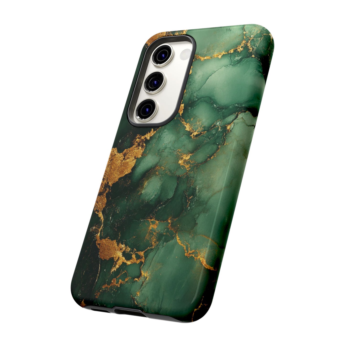 Green and Gold Marble