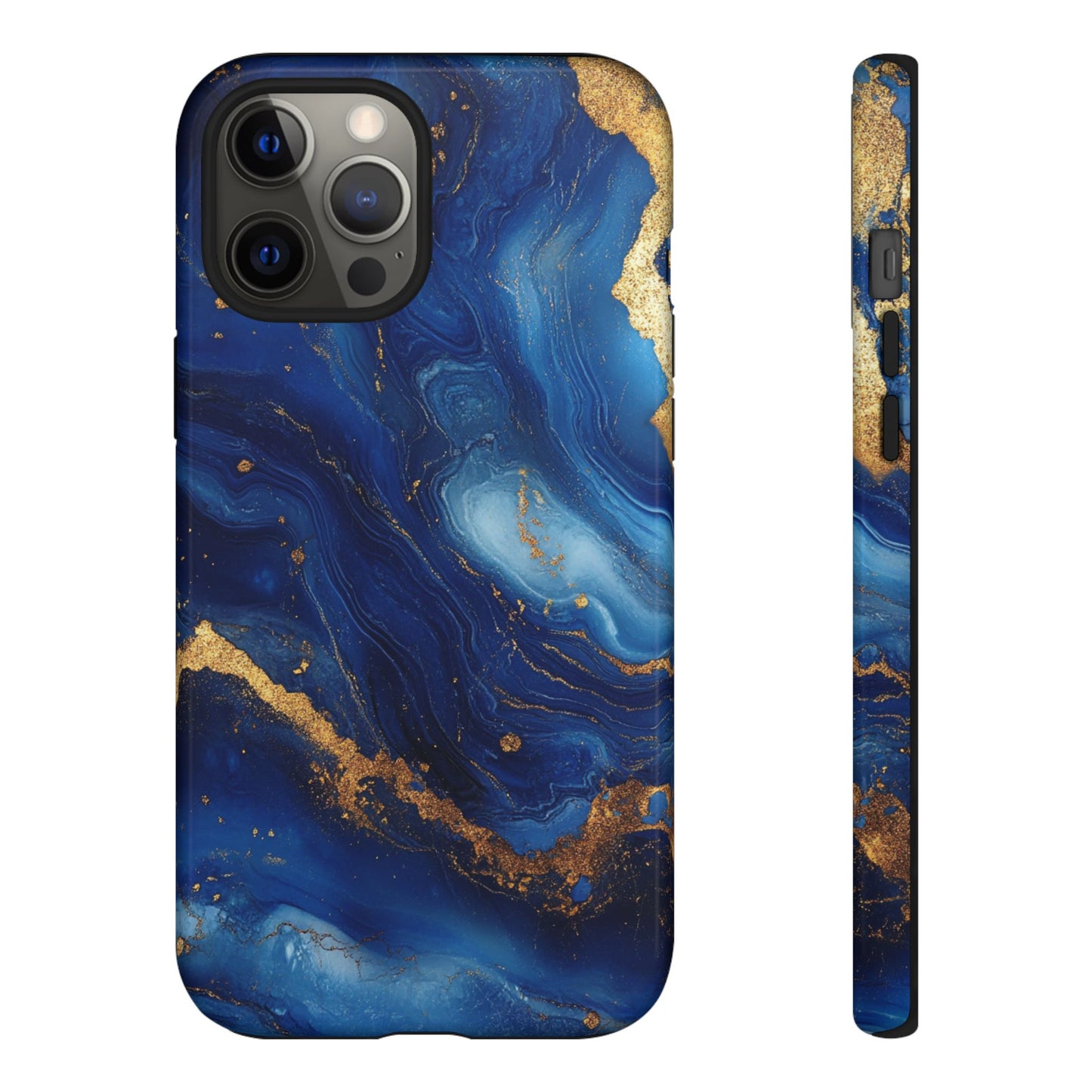 Blue and Gold Marble