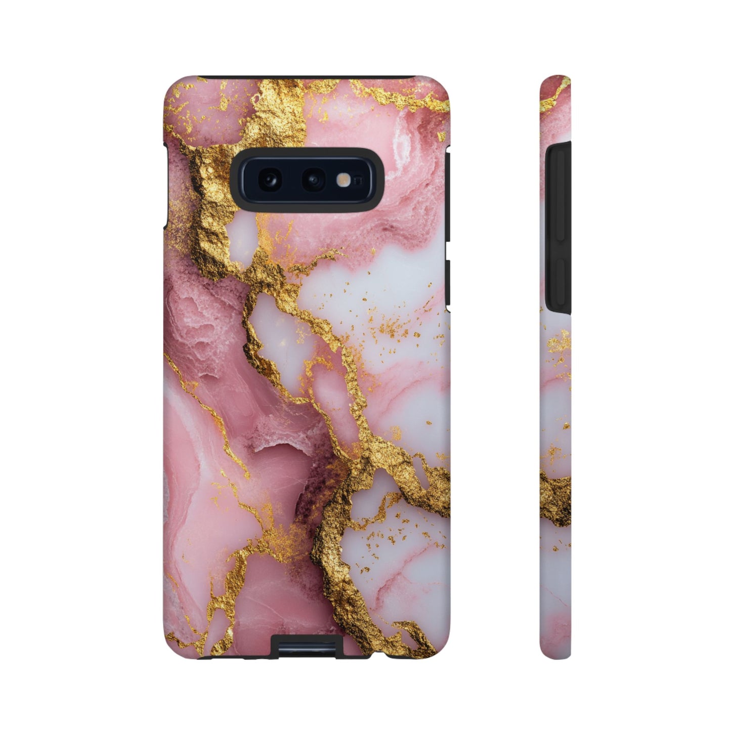 Pink and Gold Marble