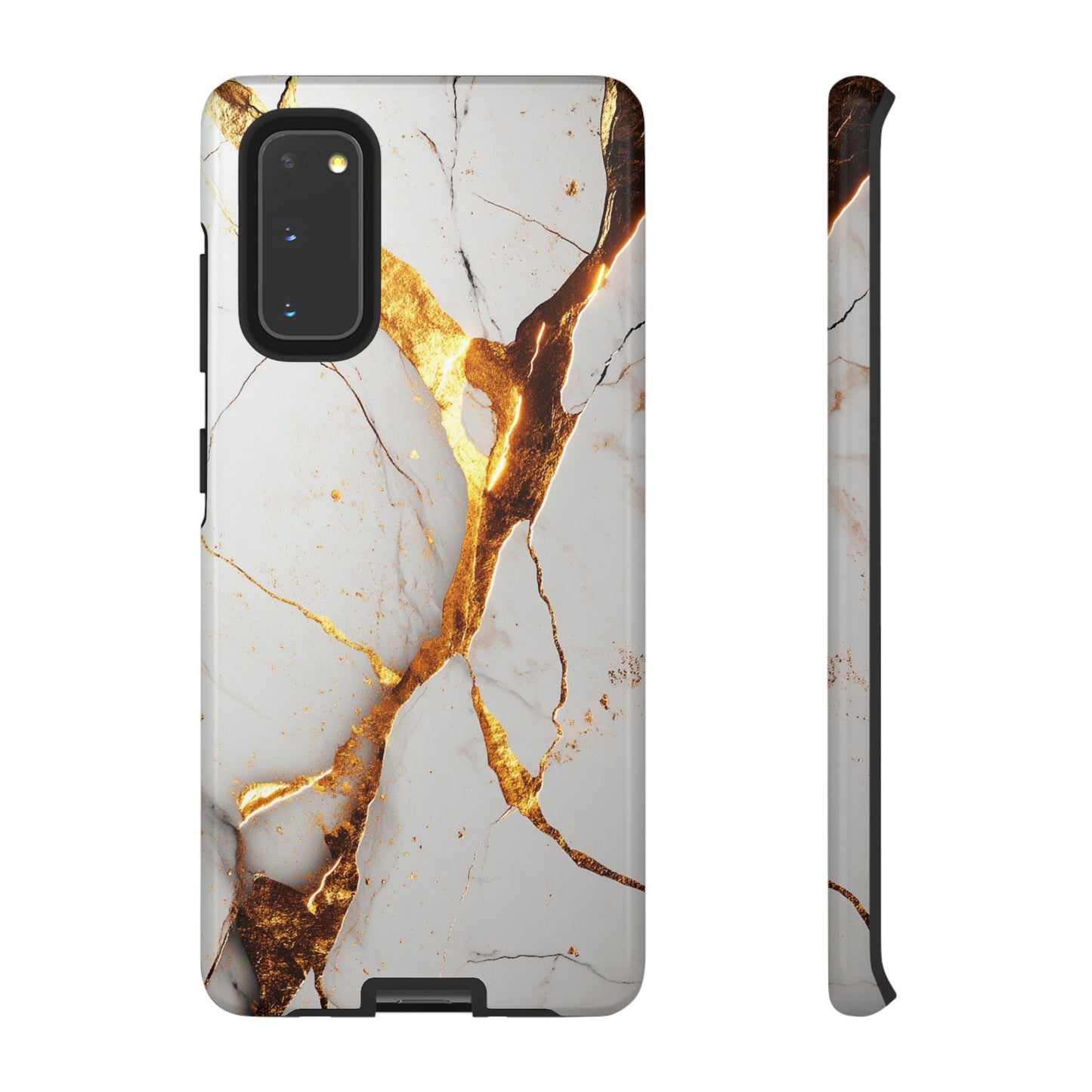 White and Gold Marble