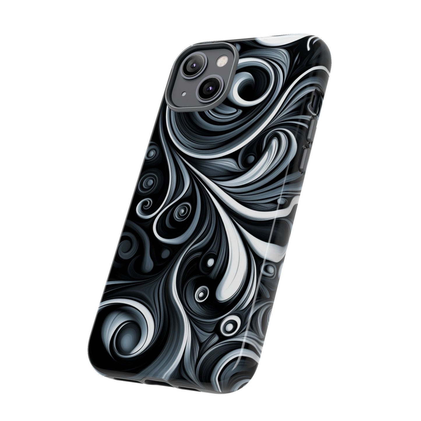 Black and White Swirls