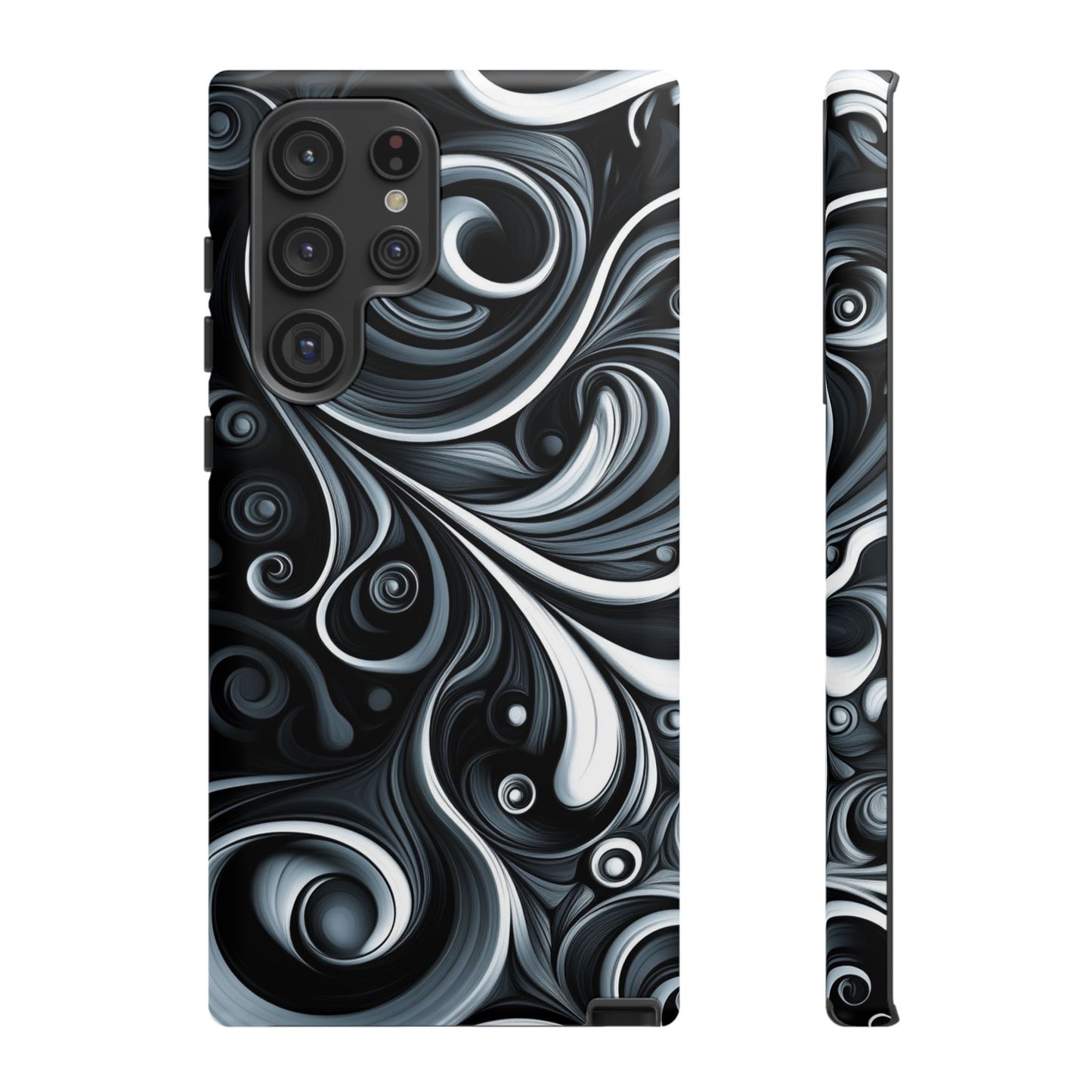 Black and White Swirls