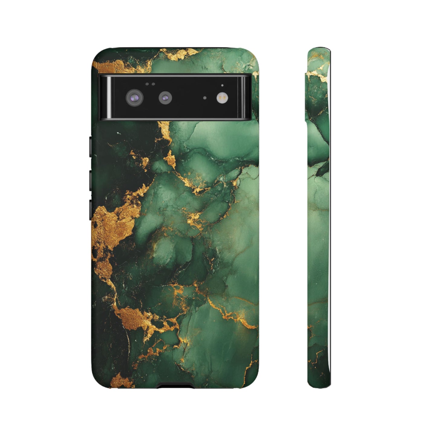 Green and Gold Marble