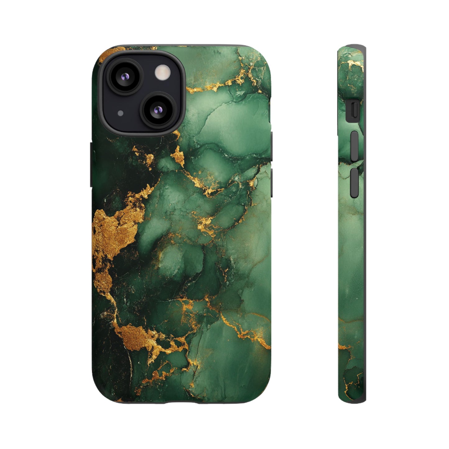 Green and Gold Marble