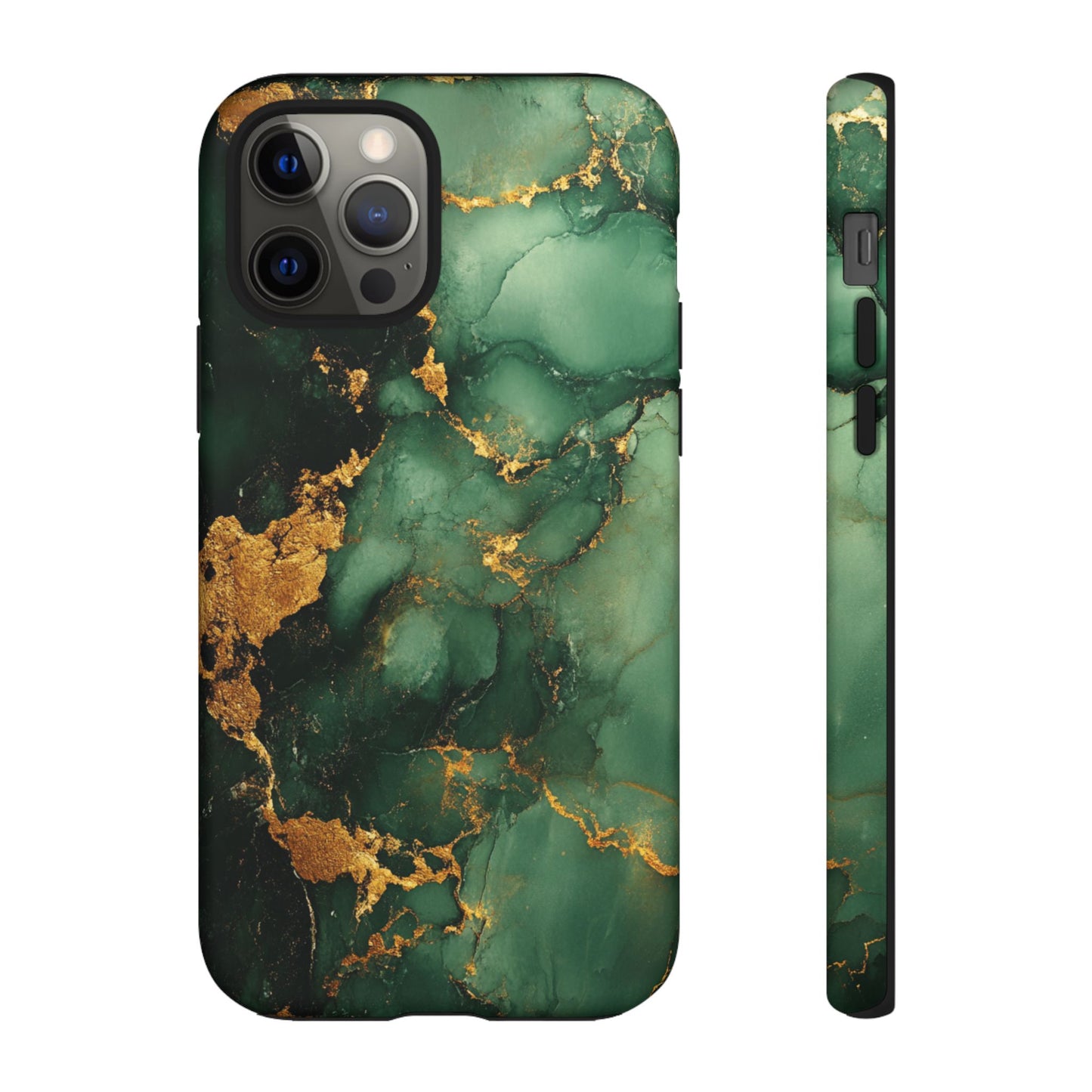 Green and Gold Marble