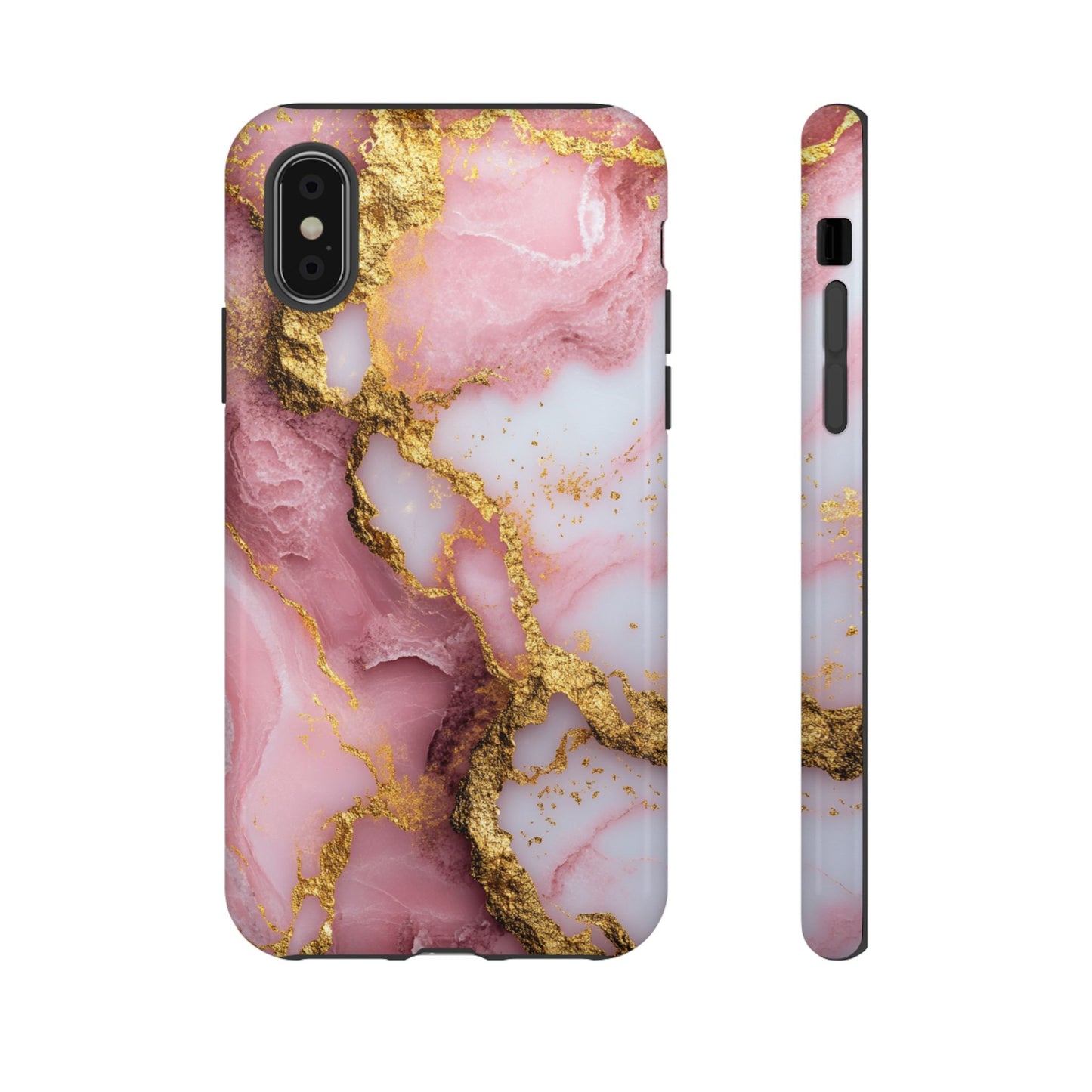 Pink and Gold Marble