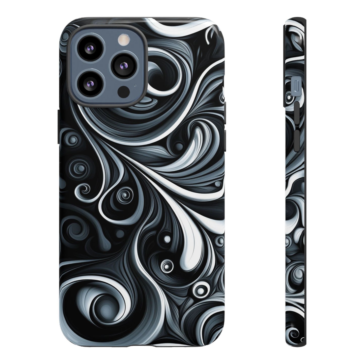 Black and White Swirls