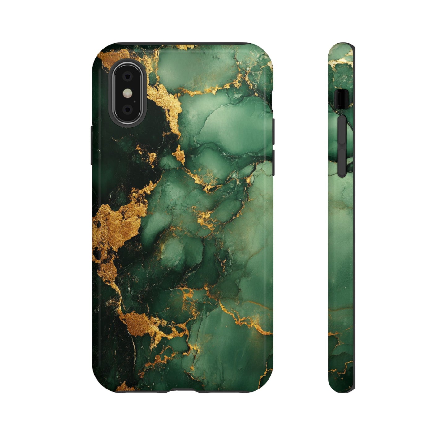 Green and Gold Marble