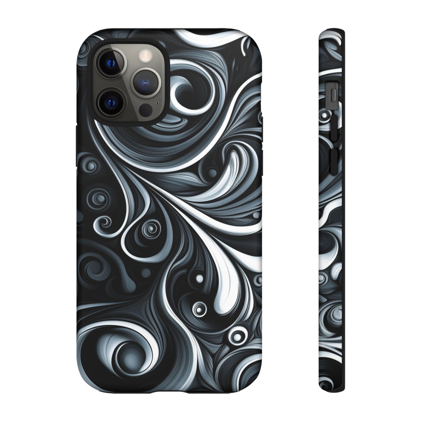 Black and White Swirls