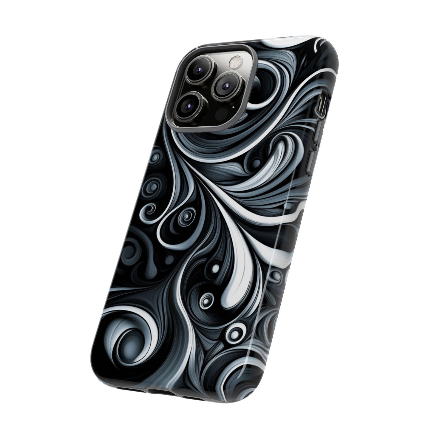 Black and White Swirls