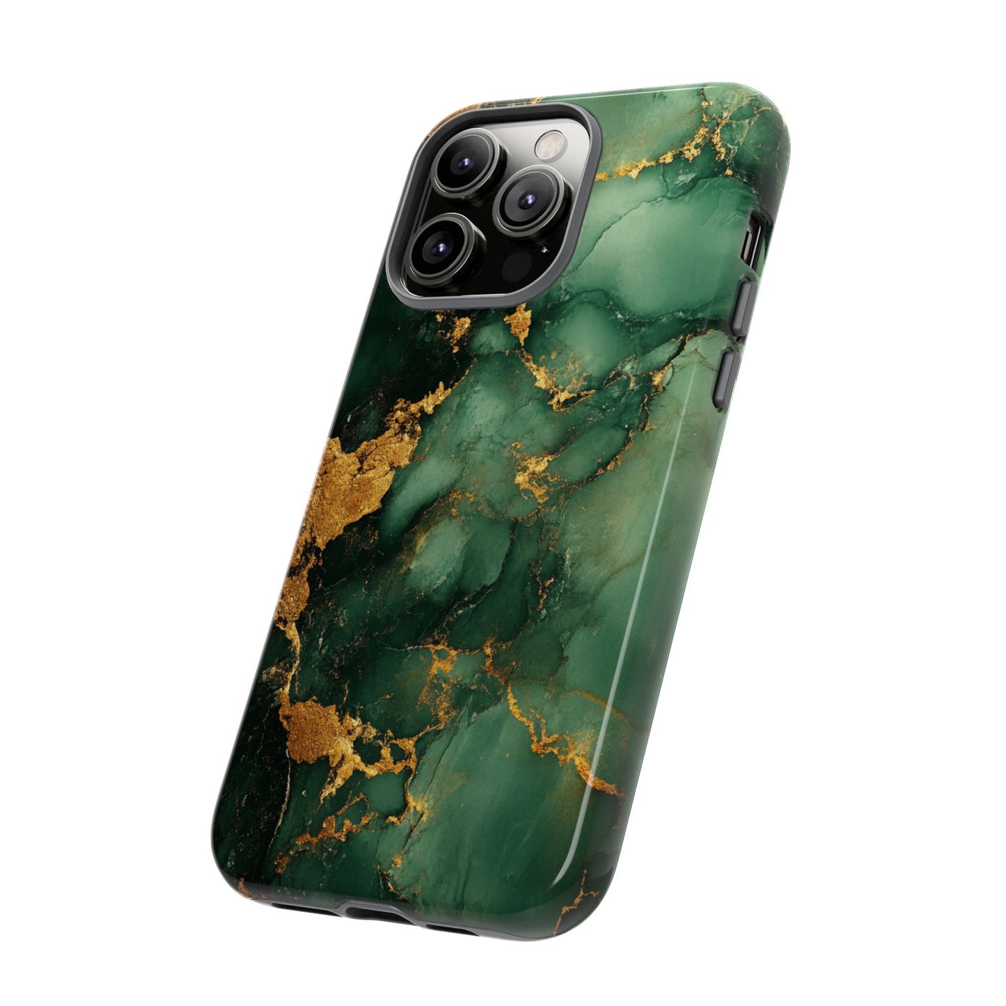 Green and Gold Marble