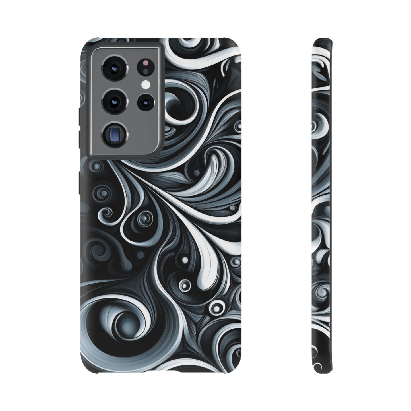 Black and White Swirls